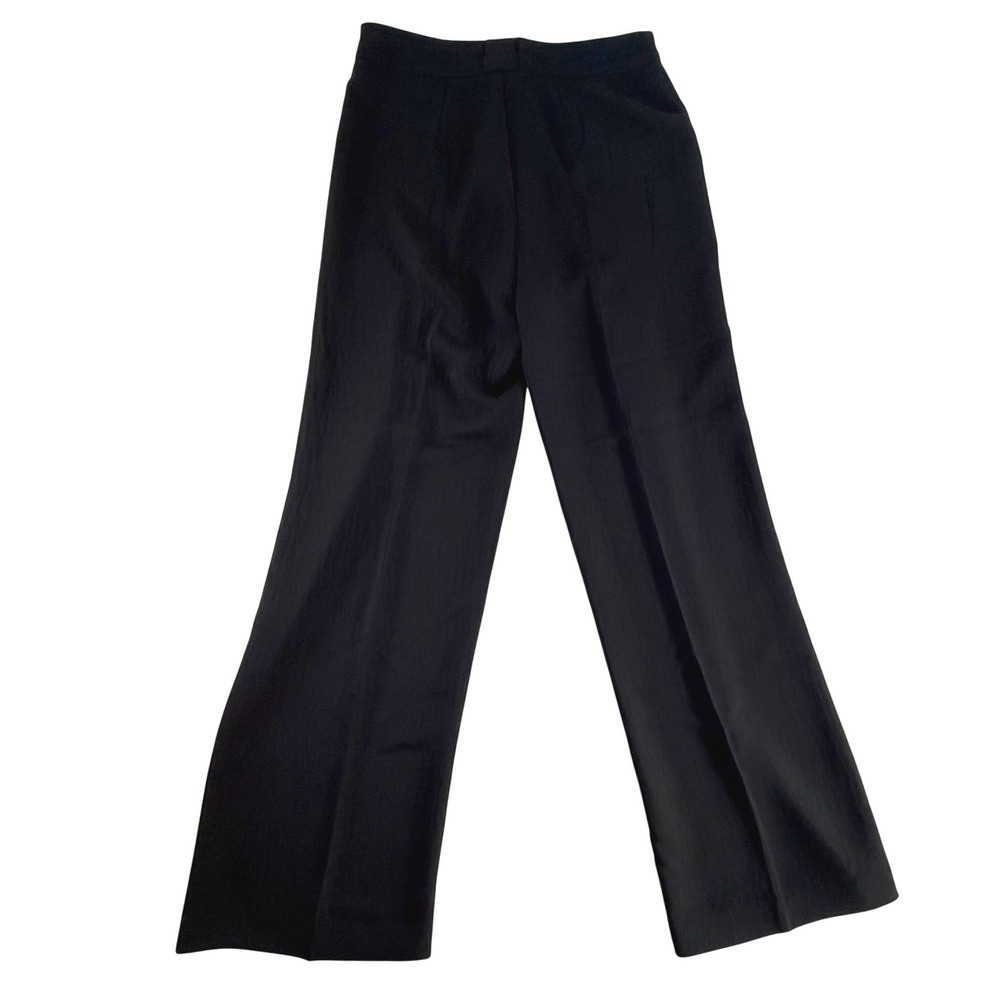 AQUA The New 9-5 Black Wide Leg Pants High Rise Trouser Large Bloomingdale's NWT - Picture 7 of 13